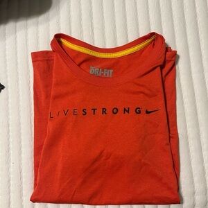 Nike LIVESTRONG Dri-Fit Red T-Shirt